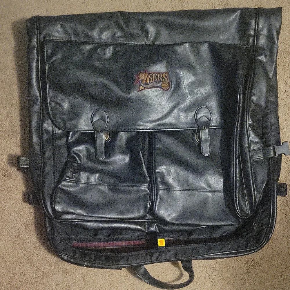 Black Leather Men's Bag